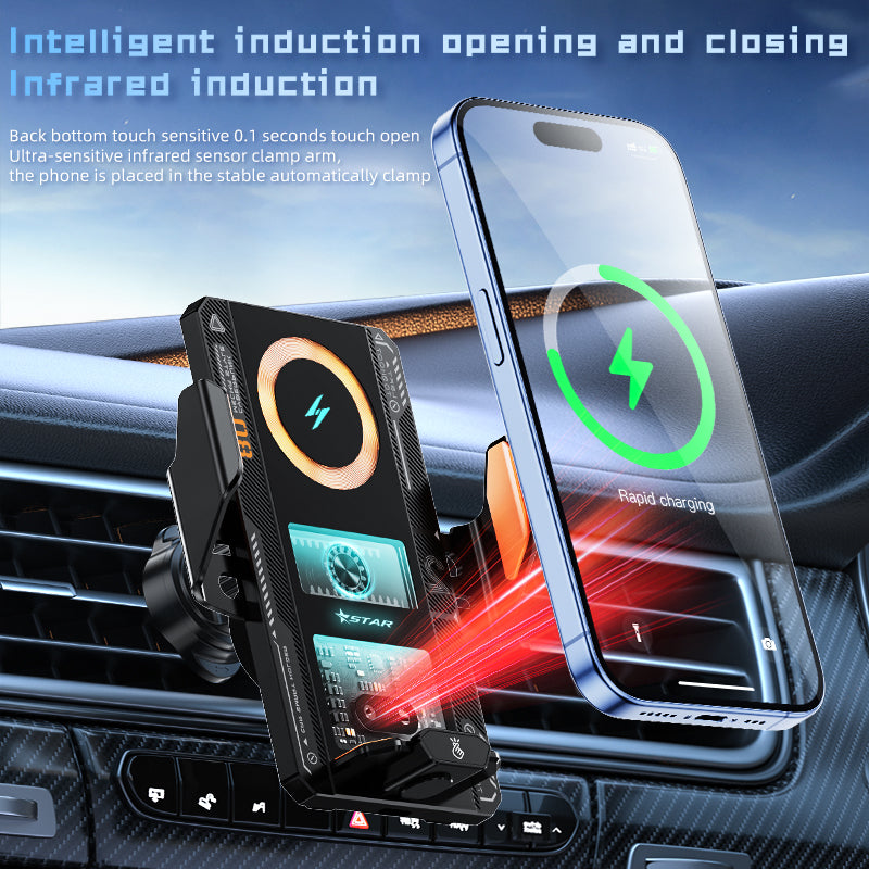Car Wireless Charger Phone Smart Wireless Charging Mech style
