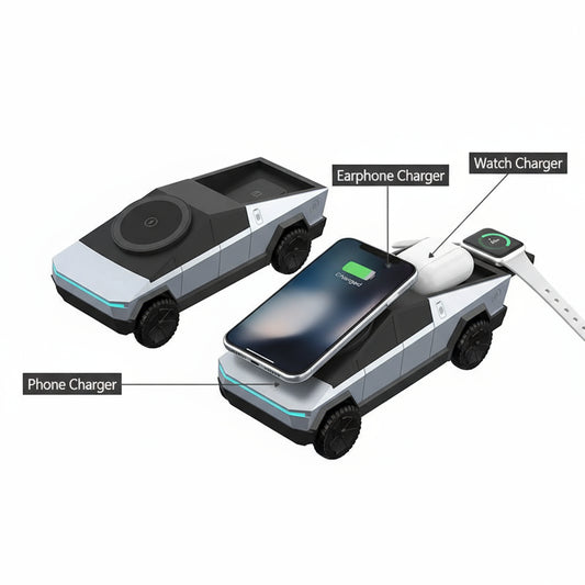 Tesla Truck Cybertruck Multi-function 3 In 1 Wireless Charger
