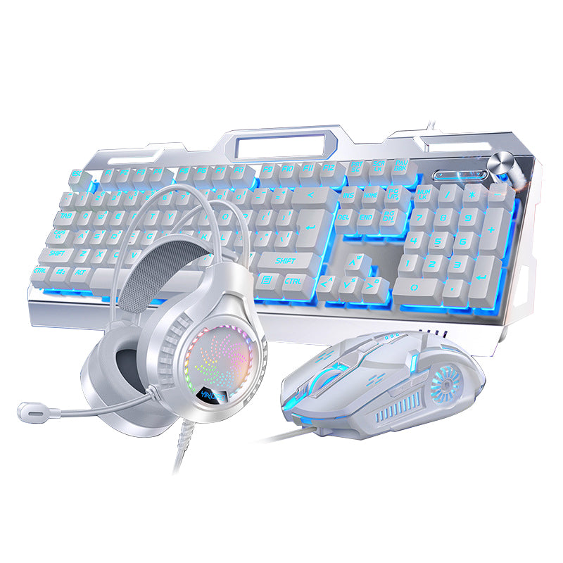 Mechanical RGB Light Keyboard/Mouse/Headphone Combo