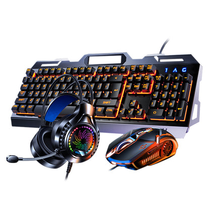 Mechanical RGB Light Keyboard/Mouse/Headphone Combo