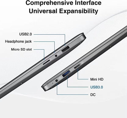 Laptop for Students 14 Inch TN Panel Ultra Mini Portable PC Computer